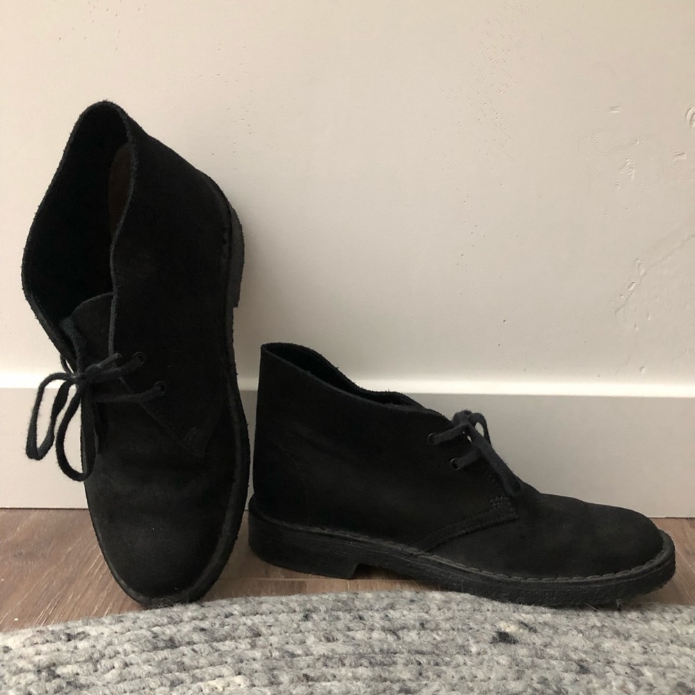 Desert Boot Black Suede (Clarks) rarely used, great shape